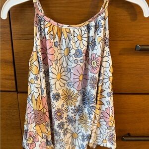 Posh Peanut Floral Print Tank Top - Multicolor